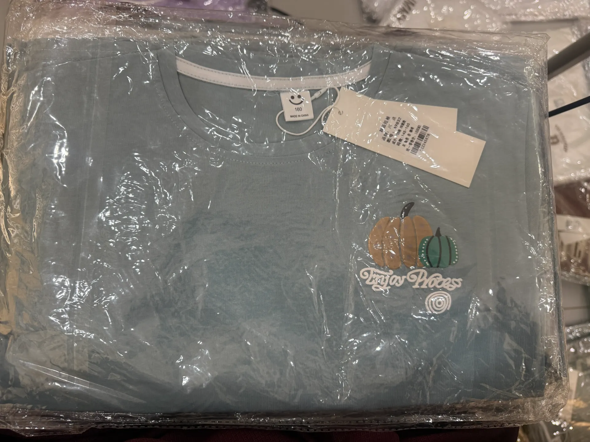 Tee-shirt Bleu Ciel